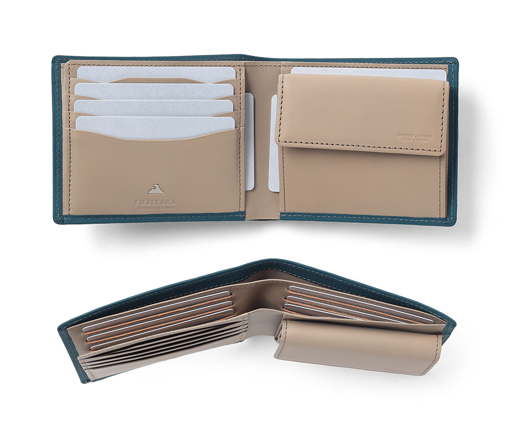 フジタカ ムース財布・小物  二つ折り財布 85周年数量限定カラー