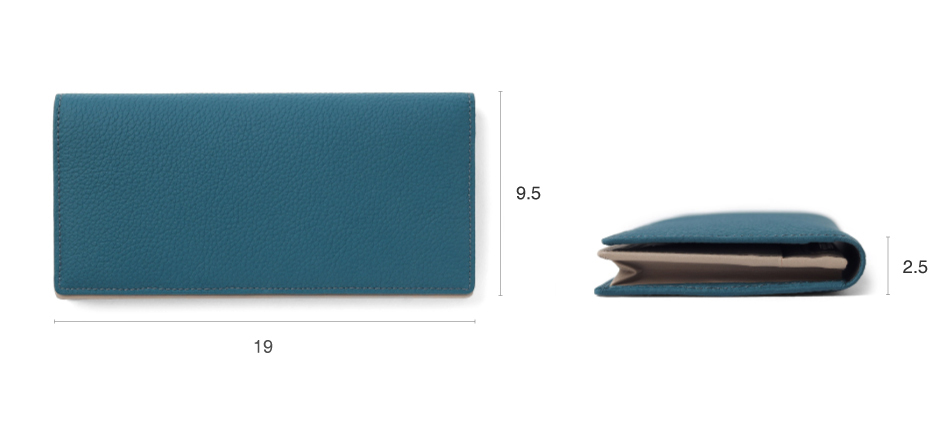 フジタカ ムース財布・小物  かぶせ長財布 85周年数量限定カラー