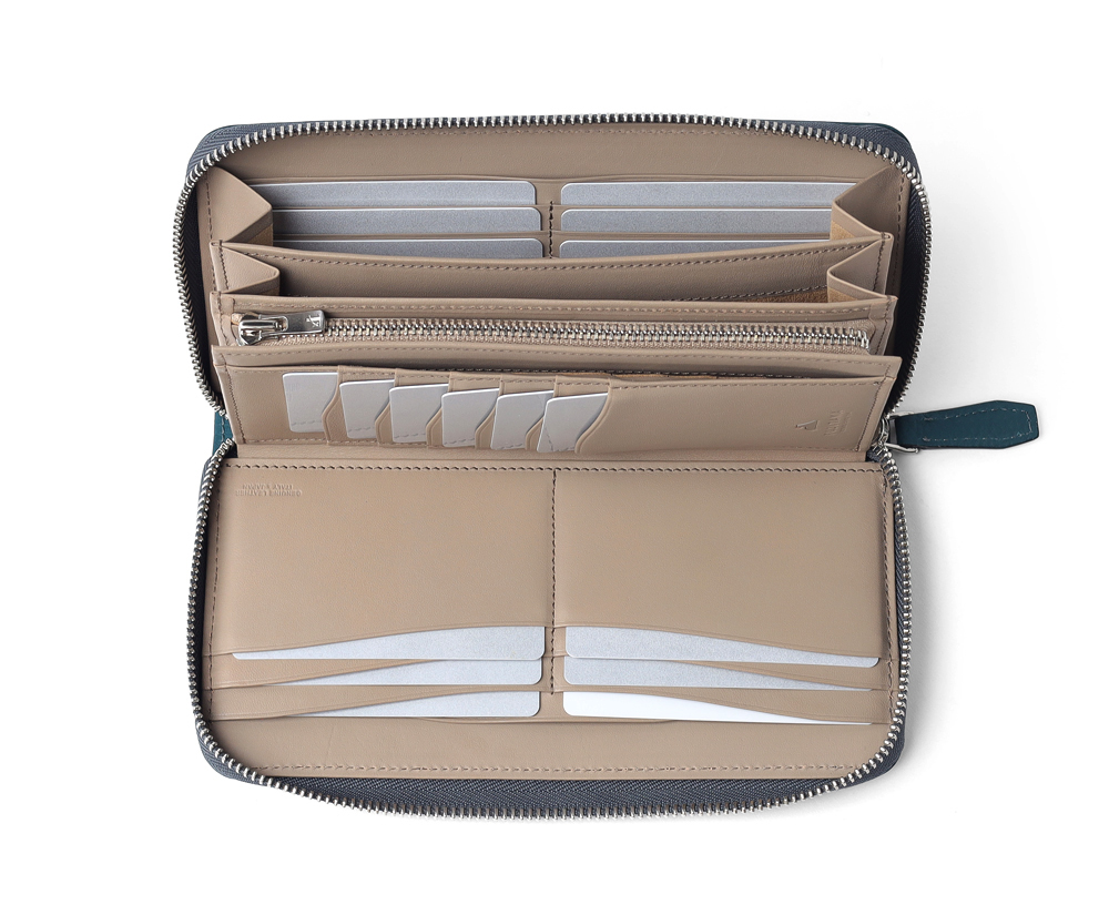 フジタカ ムース財布・小物 ラウンドファスナー型長財布 85周年数量限定カラー