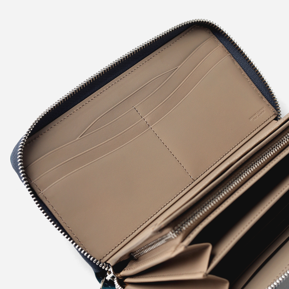 フジタカ ムース財布・小物 ラウンドファスナー型長財布 85周年数量限定カラー