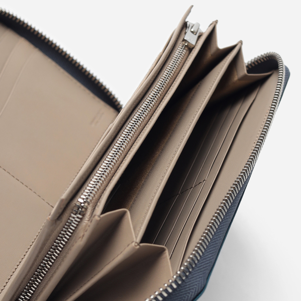 フジタカ ムース財布・小物 ラウンドファスナー型長財布 85周年数量限定カラー