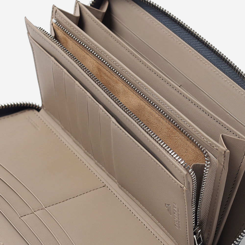 フジタカ ムース財布・小物 ラウンドファスナー型長財布 85周年数量限定カラー