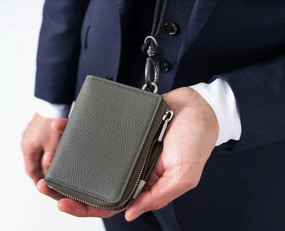 フジタカ パケット財布・小物 L字ファスナーカードケース