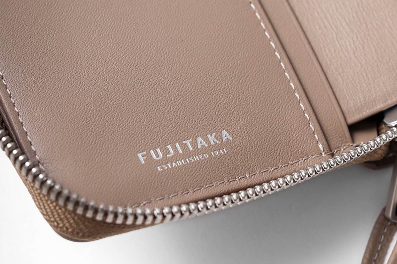 フジタカ パケット財布・小物 ラウンドファスナーセミ長財布