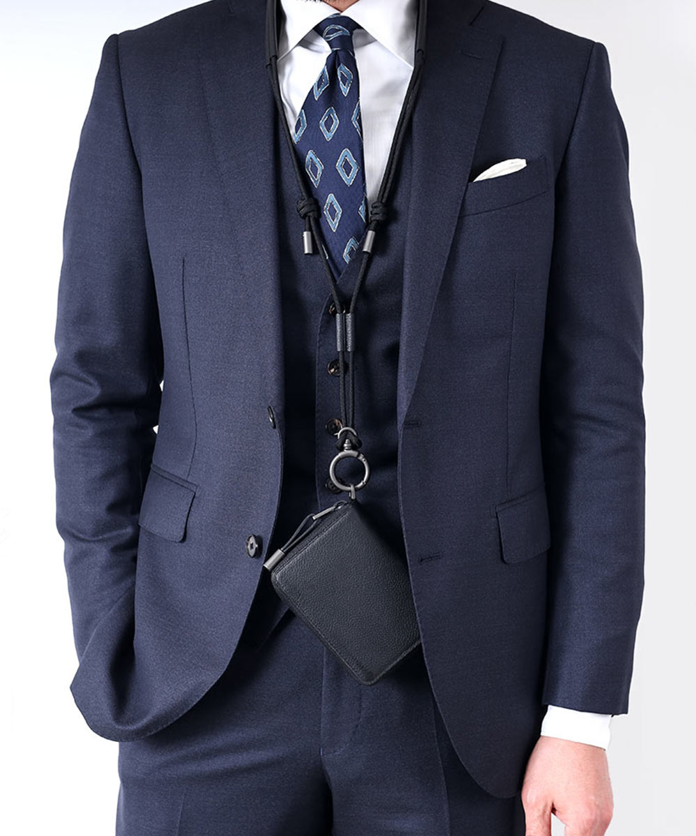 フジタカ パケット財布・小物 ラウンドファスナーセミ長財布