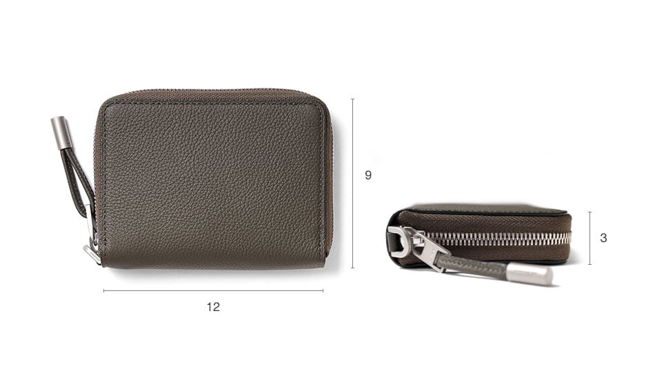 フジタカ パケット財布・小物 ラウンドファスナーセミ長財布