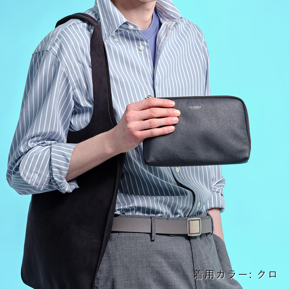 フジタカ トラバース トートバッグ A4 レザーポーチ付き