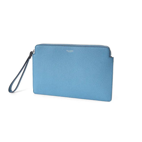 フジタカ ワープロラックスコンフォート カーフレザー クラッチバッグ B5