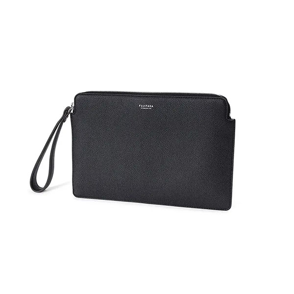 フジタカ ワープロラックスコンフォート カーフレザー クラッチバッグ B5