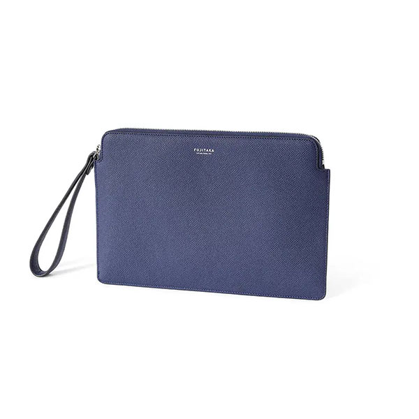 フジタカ ワープロラックスコンフォート カーフレザー クラッチバッグ B5