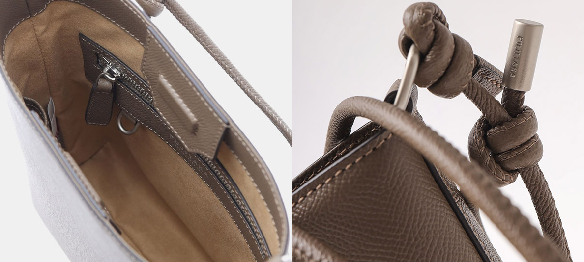 ワープロラックスコンフォート カーフレザー ショルダーバッグ