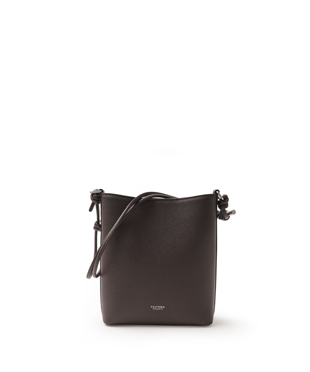 フジタカ ワープロラックスコンフォート カーフレザーショルダーバッグ