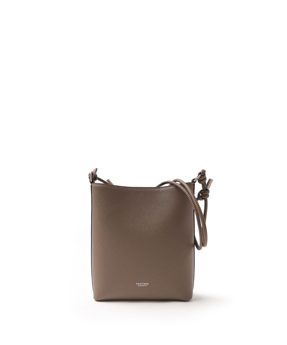 フジタカ ワープロラックスコンフォート カーフレザーショルダーバッグ