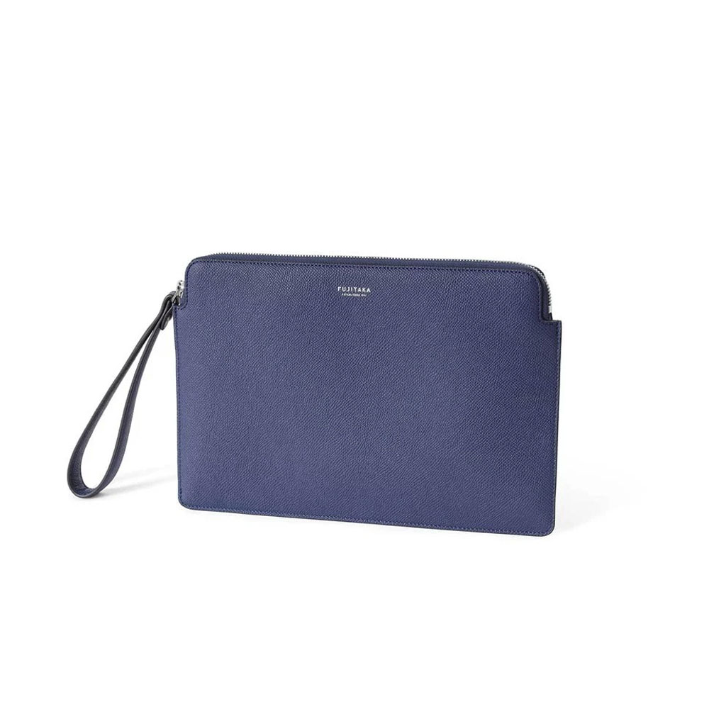 フジタカ ワープロラックスコンフォート カーフレザー クラッチバッグ B5