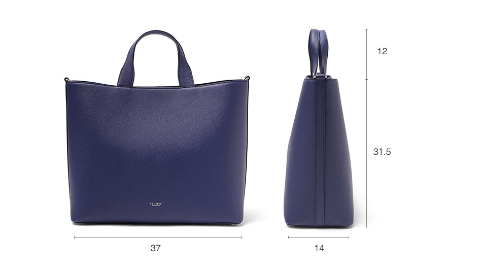 フジタカ ワープロラックスコンフォート カーフレザー トートバッグ A4