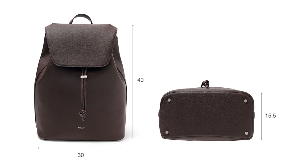 フジタカ ワープロラックスコンフォート カーフレザー リュック A4