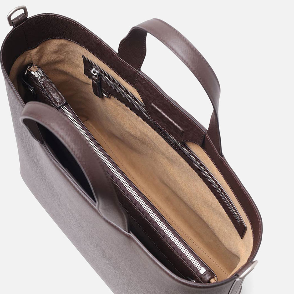 フジタカ ワープロラックスコンフォート カーフレザー トートバッグ A4