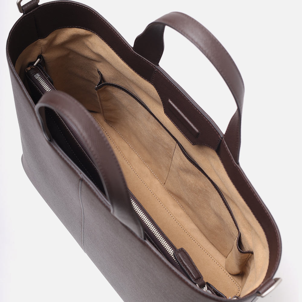 フジタカ ワープロラックスコンフォート カーフレザー トートバッグ A4