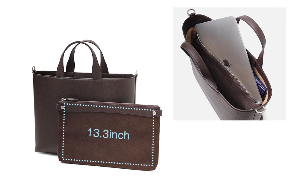 フジタカ ワープロラックスコンフォート カーフレザー トートバッグ A4