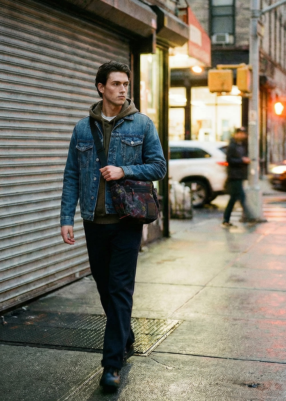 イズイット ガーデン 縦型ショルダーバッグ