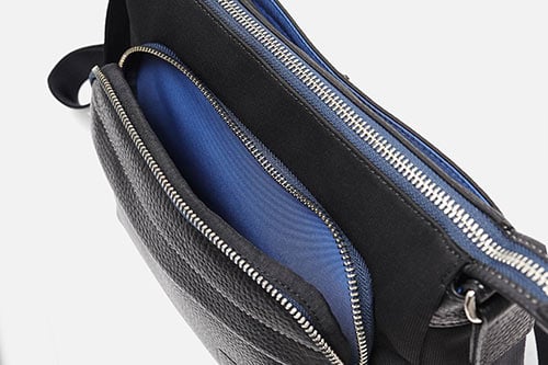 ランバンオンブルー ピケ ミニショルダーバッグ