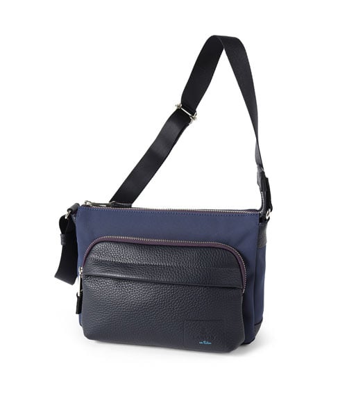 ランバンオンブルー ピケ ミニショルダーバッグ