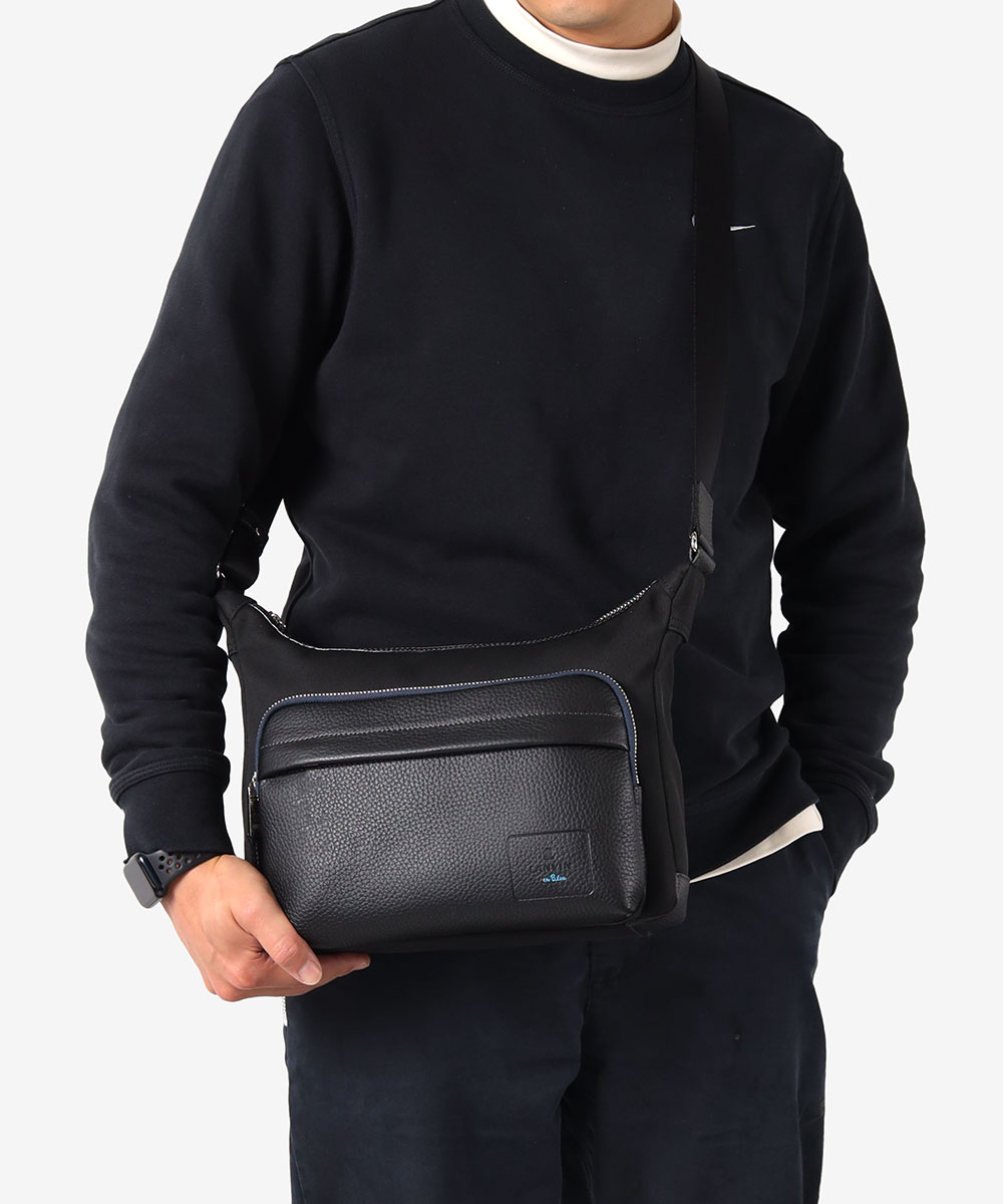 ランバンオンブルー ピケ ショルダーバッグ