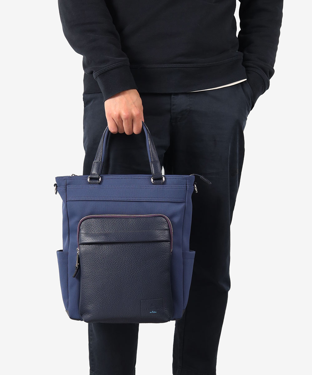 ランバンオンブルー ピケ トートショルダーバッグ