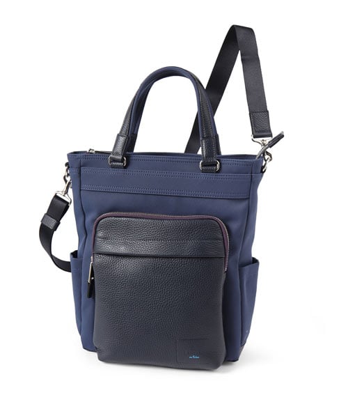 ランバンオンブルー ピケ トートショルダーバッグ