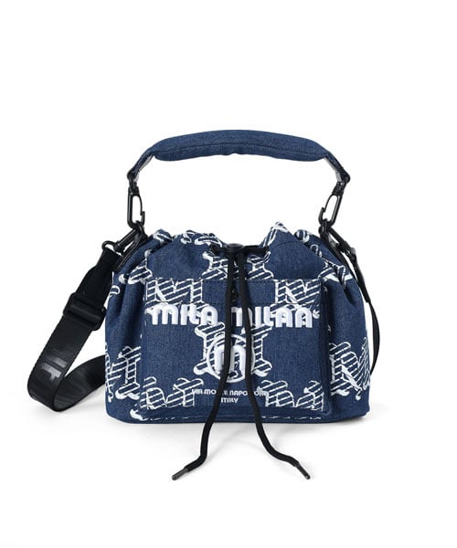 ミラミラン デニーモ 巾着ショルダーバッグ