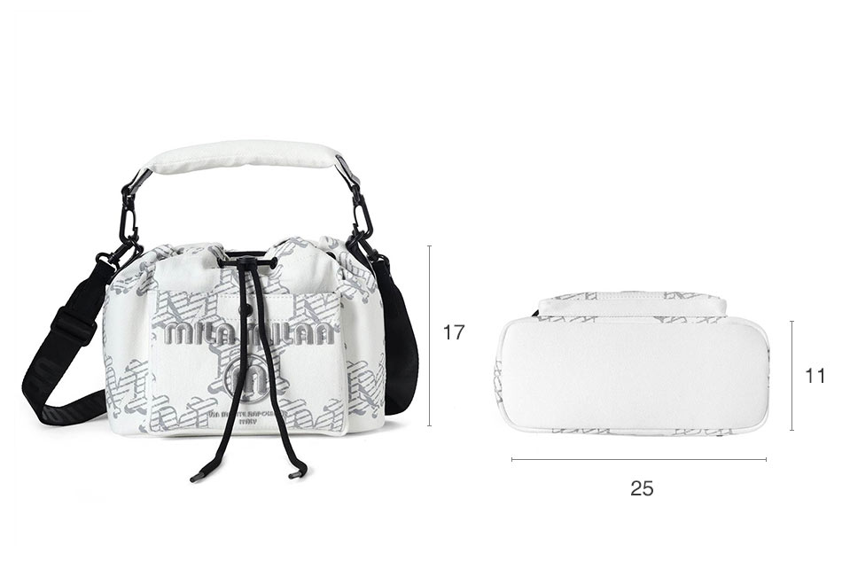 ミラミラン デニーモ 巾着ショルダーバッグ