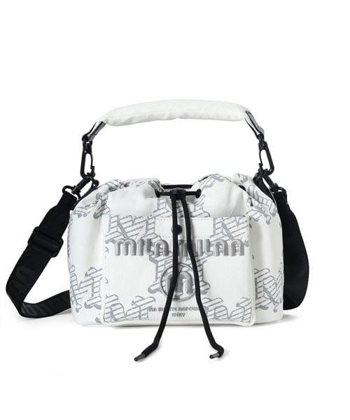 ミラミラン デニーモ 巾着ショルダーバッグ