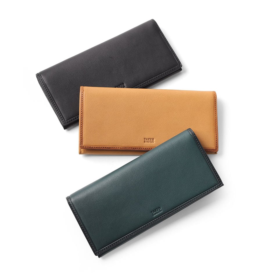 タケオキクチ クロードII かぶせ長財布 