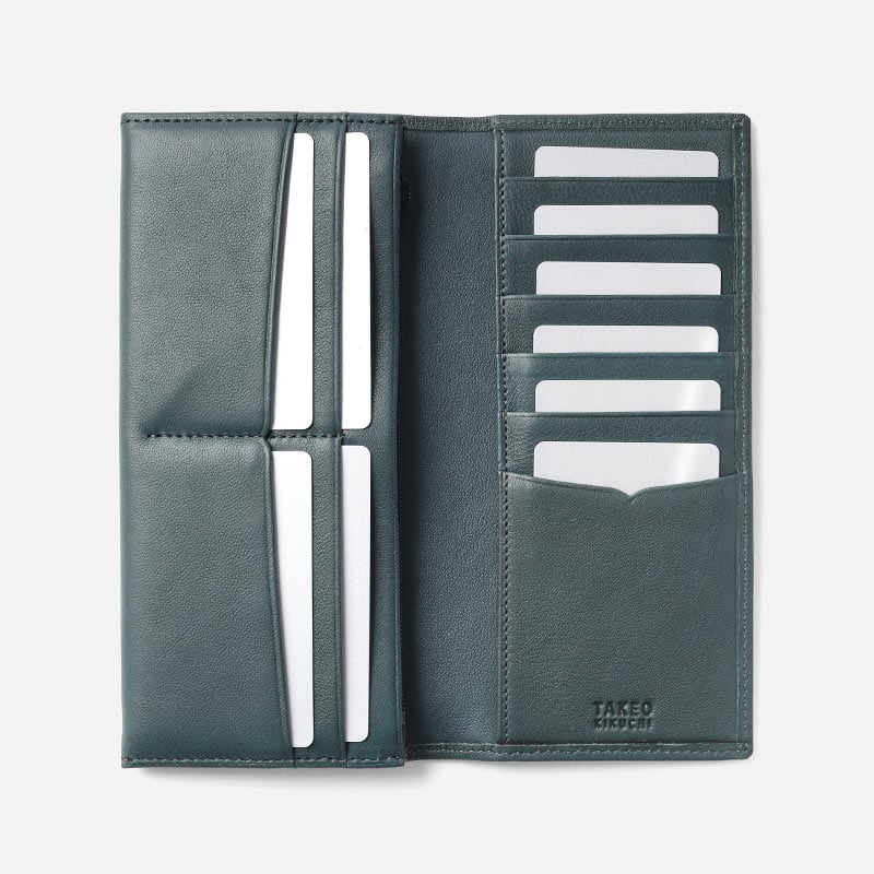 タケオキクチ クロードII かぶせ長財布 