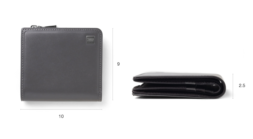 タケオキクチ ピエトロ コンパクト 二つ折り財布 