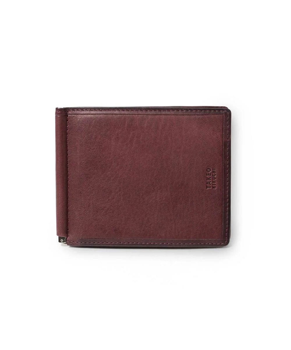 タケオキクチ クロード 二つ折り財布 札ばさみ（カード段6 ）【S26KE】