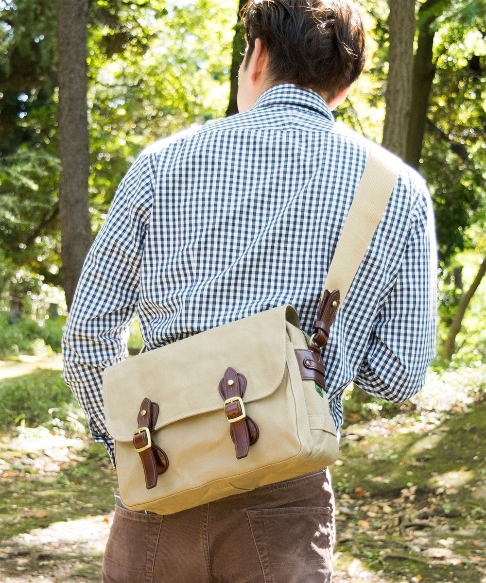 シルバーレイククラブ 9号帆布 ショルダーバッグ 28cm B5