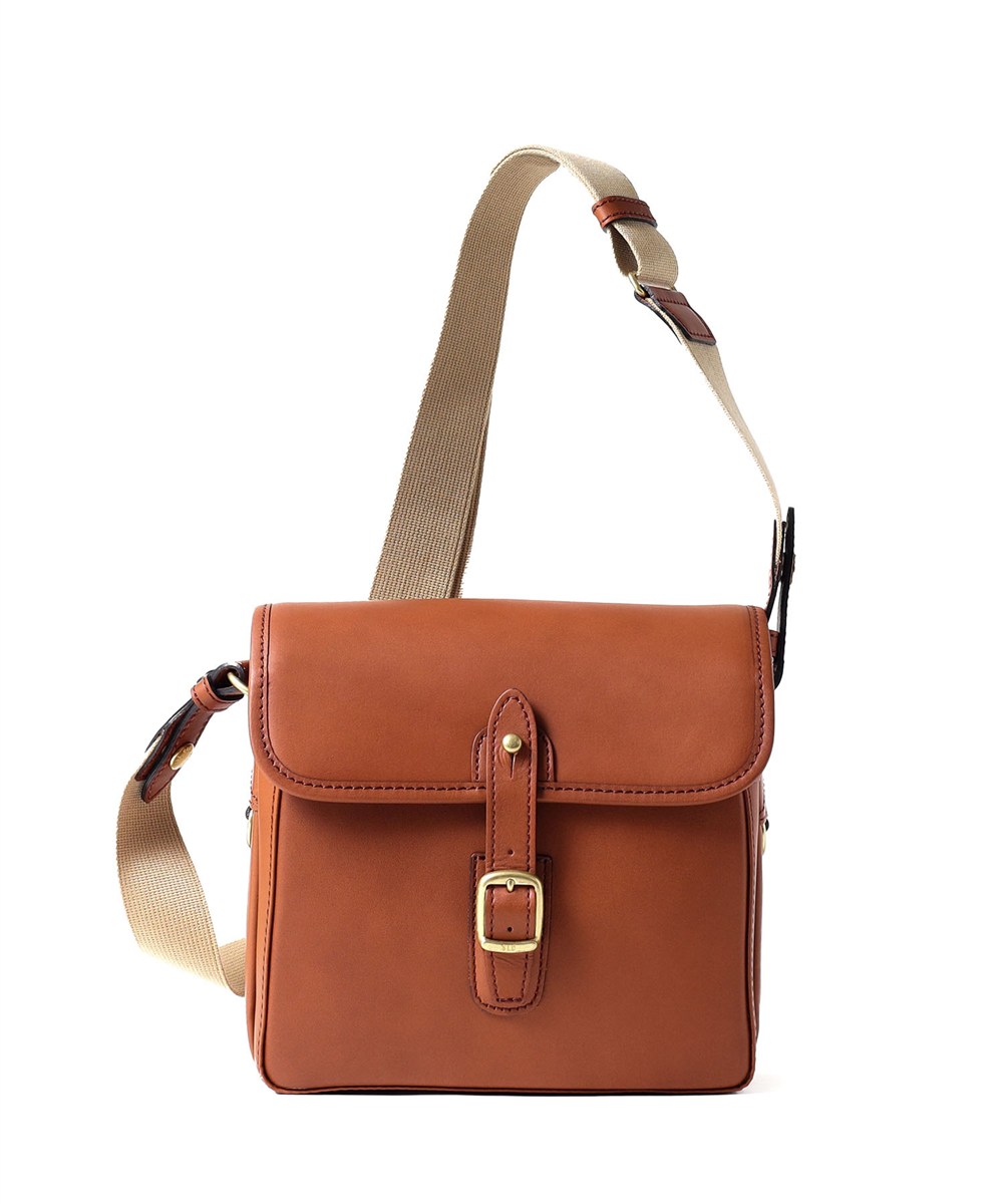 シルバーレイククラブ オイルレザー ショルダーバッグ 22cm