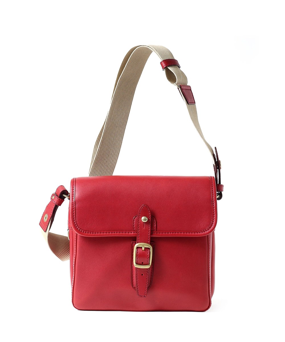 シルバーレイククラブ オイルレザー ショルダーバッグ 22cm