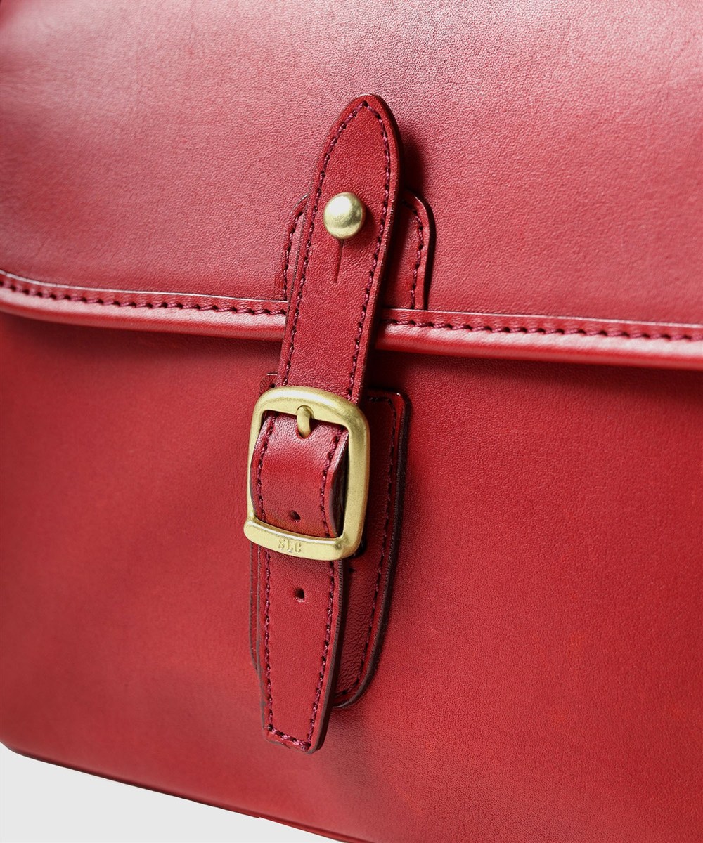 シルバーレイククラブ オイルレザー ショルダーバッグ 22cm