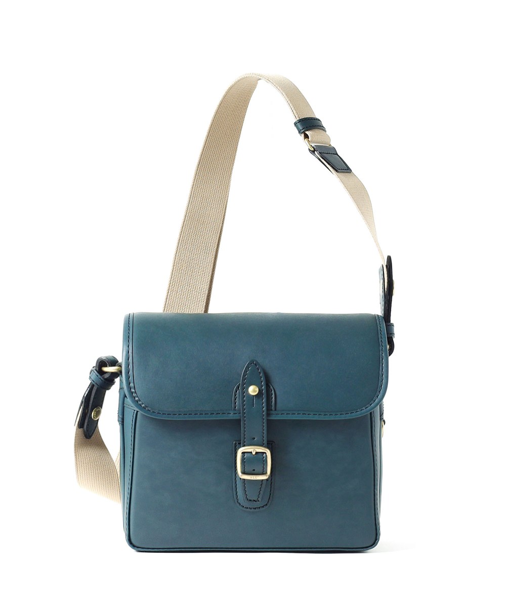 シルバーレイククラブ オイルレザー ショルダーバッグ 22cm