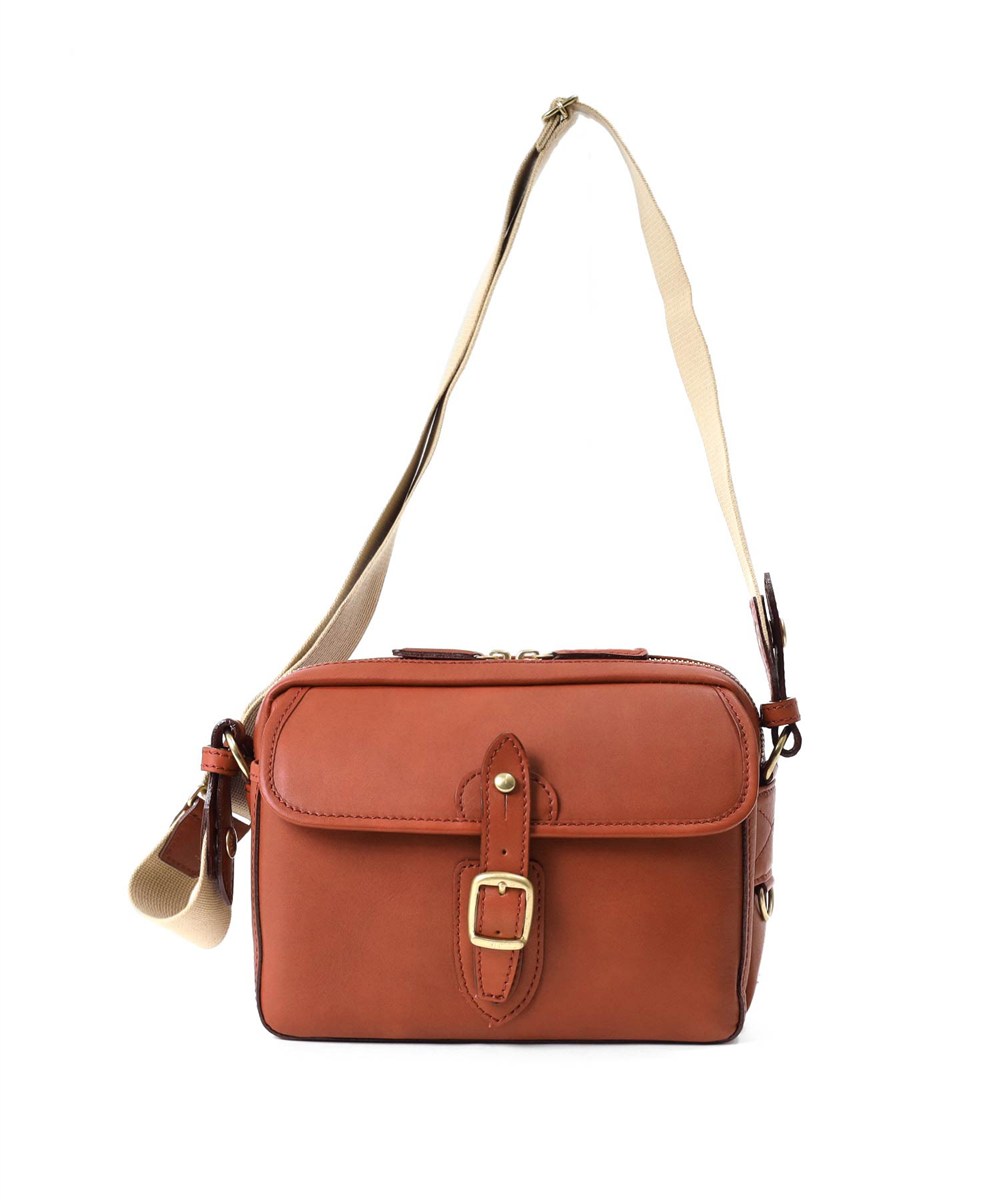 シルバーレイククラブ オイルレザー ミニショルダーバッグ 23cm