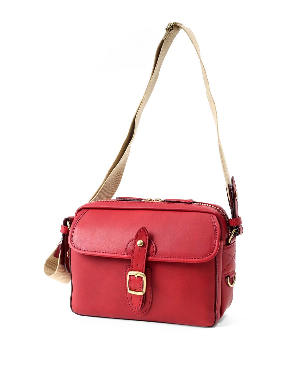 シルバーレイククラブ オイルレザー ミニショルダーバッグ 23cm