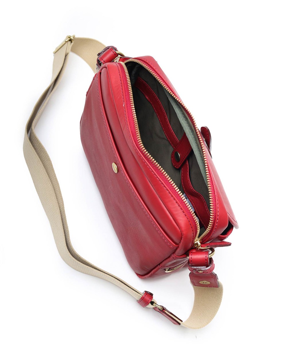 シルバーレイククラブ オイルレザー ミニショルダーバッグ 23cm