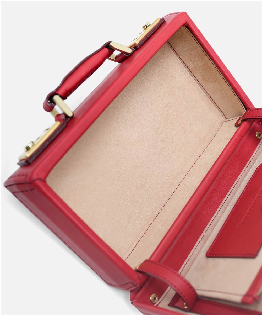 シルバーレイククラブ オイルレザー レザーミニトランク 23cm