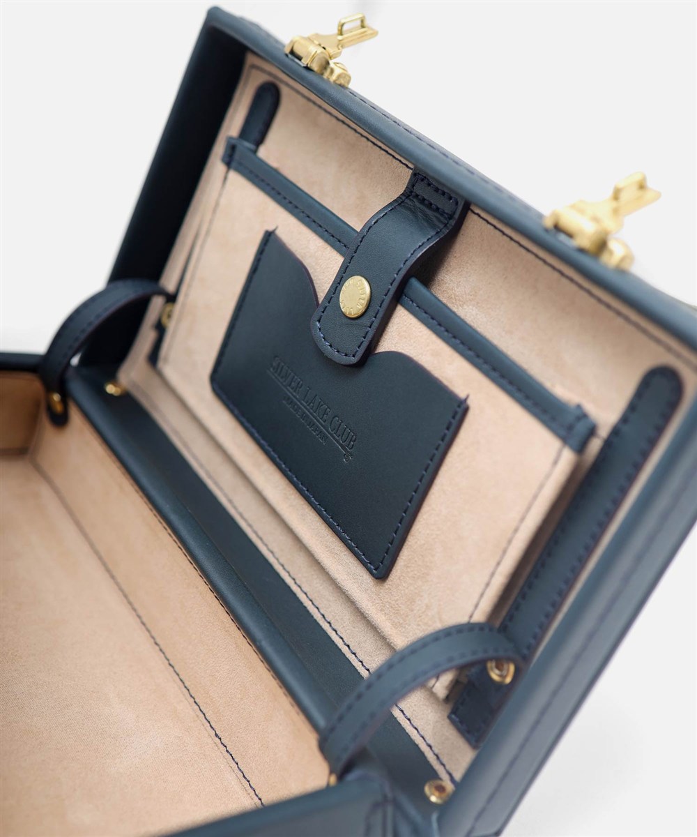 シルバーレイククラブ オイルレザー レザーミニトランク 23cm