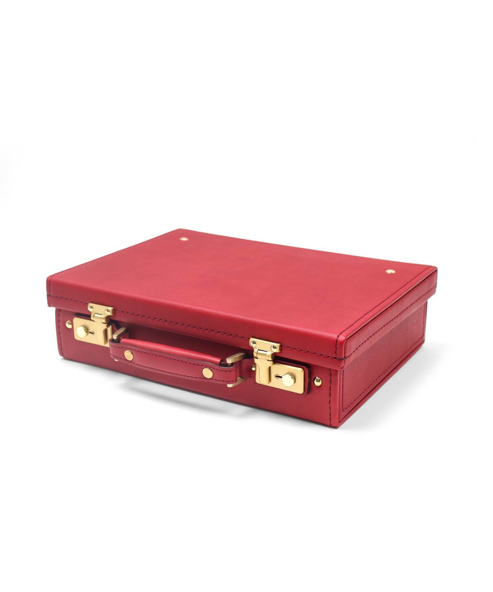 シルバーレイククラブ オイルレザー レザーミニトランク 28cm