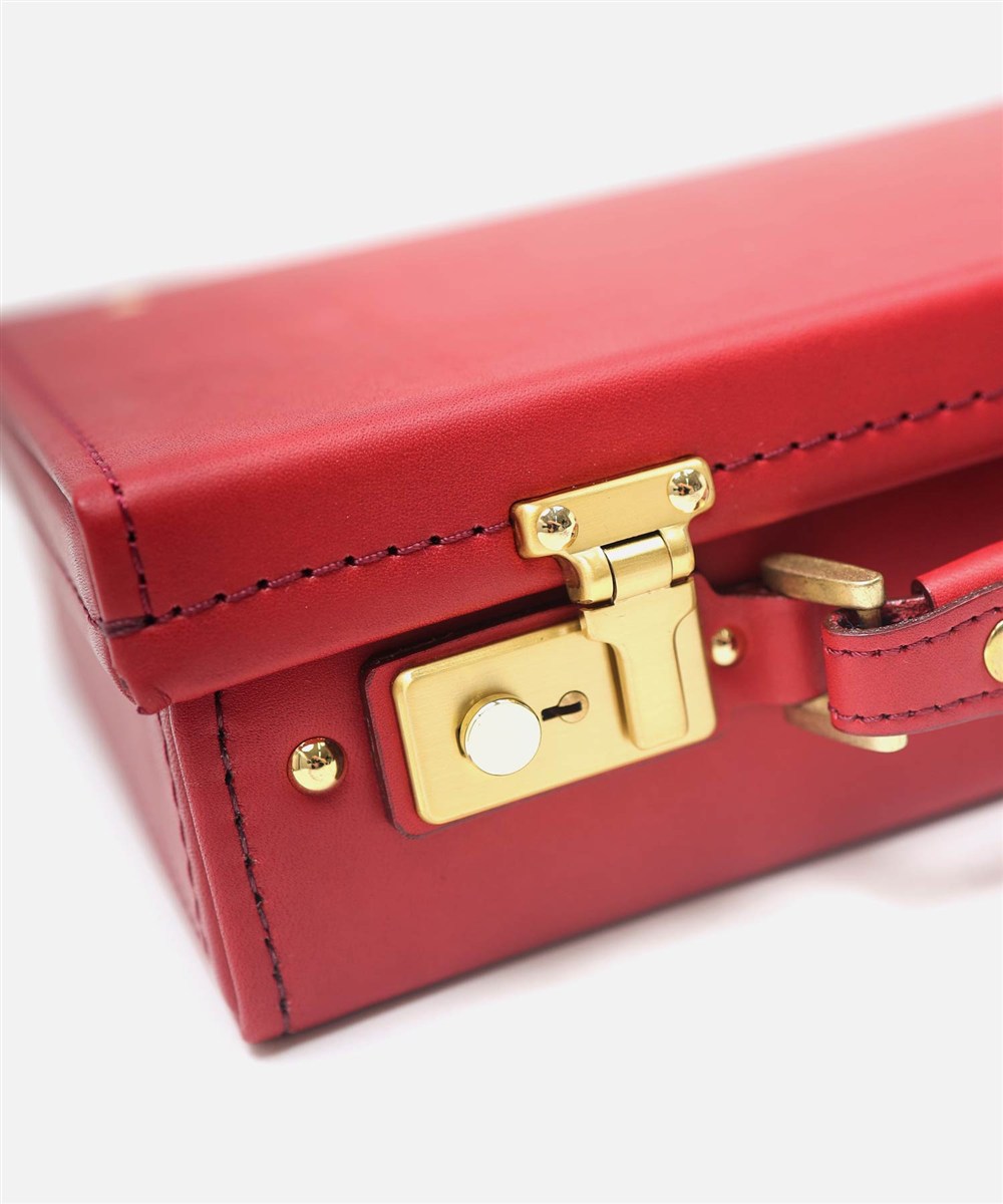 シルバーレイククラブ オイルレザー レザーミニトランク 28cm