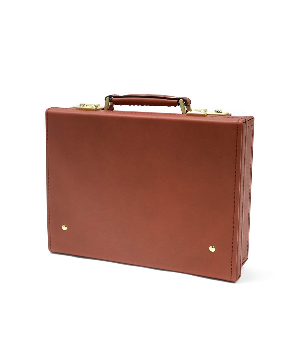 シルバーレイククラブ オイルレザー レザーミニトランク 28cm