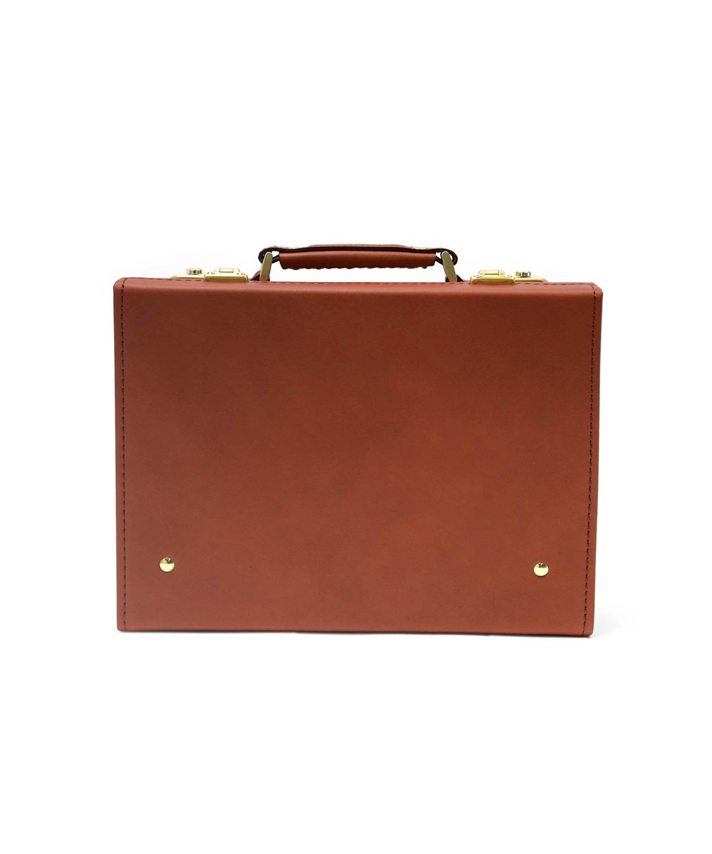 シルバーレイククラブ オイルレザー レザーミニトランク 28cm